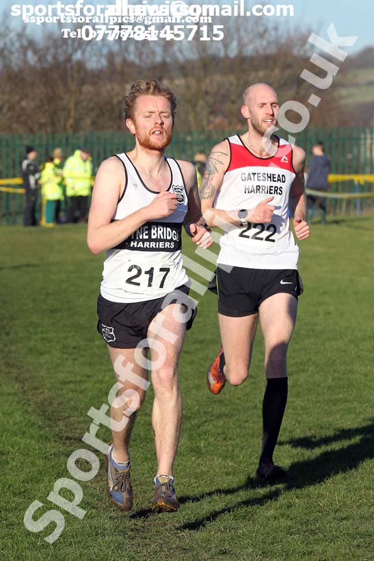 Senior mens 2020 Birtley Cross Country Relay, County Durham.  Photo: David T. Hewitson/Sports for All Pics